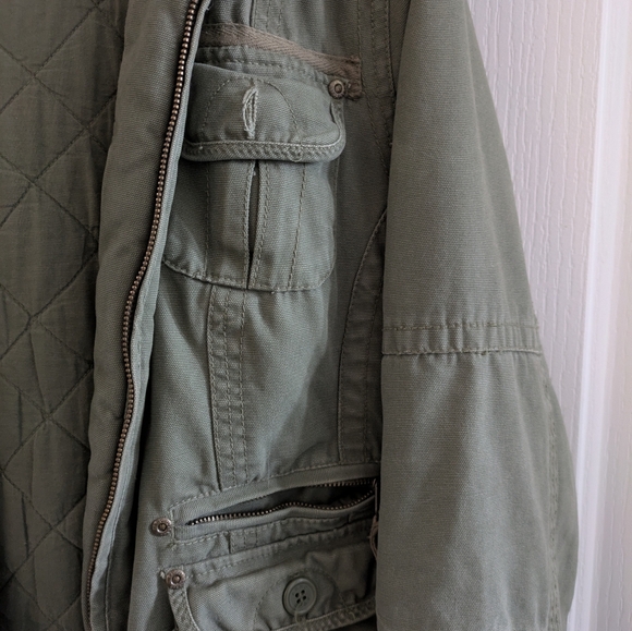 Y2K Aeropostale Olive Jacket - Picture 2 of 7